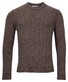 Giordano Crew Neck Fantasy Cable Knit Wool Blend With Cashmere Trui Taupe