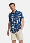 Giordano Fantasy Safari Pattern Overhemd Navy-Multi