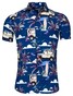 Giordano Fantasy Safari Pattern Overhemd Navy-Multi