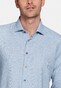 Giordano Faux Uni Cotton Wool Maggiore Semi Cutaway Overhemd Licht Blauw
