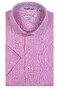 Giordano Front Cutaway Colorful Linnen Overhemd Roze