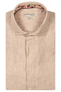 Giordano Front Cutaway Soft Washed Linen Shirt Kitt