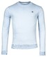 Giordano Garment Dyed Crew Neck Loop Back Sweat Pullover Light Blue