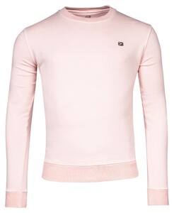 Giordano Garment Dyed Crew Neck Loop Back Sweat Pullover Pink