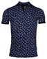 Giordano Genardi Piqué Fantasy Squares Polo Navy