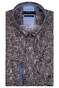 Giordano Ivy Button Down Brushed Check Design Overhemd Donker Bruin