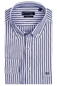 Giordano Ivy Button Down Classic Stripe Overhemd Navy