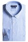 Giordano Ivy Button Down Colorful Poplin Stripe Overhemd Licht Blauw