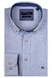 Giordano Ivy Button Down Fancy Soft Washed Classic Stripe Shirt Light Blue