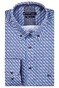 Giordano Ivy Button Down Graphic Pattern Overhemd Paars-Blauw