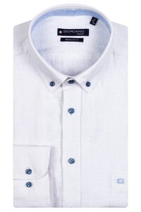 Giordano Ivy Button Down Linen Plain Shirt White