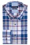 Giordano Ivy Button Down Multi Check Overhemd Paars-Multi