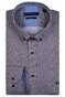 Giordano Ivy Button Down Multi Dots Micro Fantasy Pattern Overhemd Paars