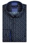 Giordano Ivy Button Down Multi Fantasy Triangle Dots Pattern Overhemd Navy-Bruin