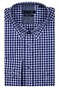 Giordano Ivy Button Down Small Check Overhemd Navy