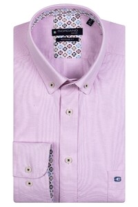 Giordano Ivy Button Down Two-Tone Oxford Overhemd Zacht Roze