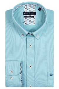 Giordano Ivy Button Down Two-Tone Oxford Shirt Mint Green