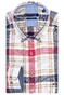 Giordano Ivy Check Multicolor Hemp Yarn Shirt Red-Navy