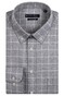 Giordano Ivy Check Two Sided Brushed Twill Overhemd Grijs