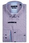 Giordano Ivy Graphic Circles Pattern Overhemd Rood-Blauw