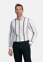 Giordano Ivy Hemp Stripes Variation Shirt Brown-Navy