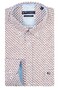 Giordano Ivy Mini Graphic Fantasy Pattern Overhemd Bruin-Blauw