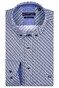 Giordano Ivy Multi Abstract Circle Pattern Button Down Shirt Light Blue-Blue