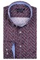 Giordano Ivy Multi Circle Pattern Overhemd Rood