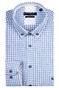 Giordano Ivy Oxford Check Overhemd Licht Blauw