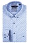 Giordano Ivy Oxford Micro Abstract Pattern Overhemd Indigo