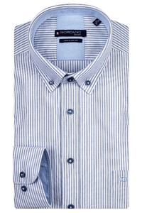 Giordano Ivy Oxford Stripe Overhemd Cobalt