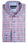 Giordano Ivy Small Multicolor Check Overhemd Rood-Blauw