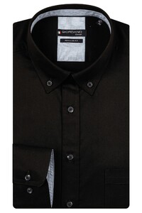 Giordano Ivy Soft Washed Twill Uni Color Button-Down Overhemd Navy