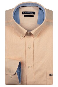 Giordano Ivy Uni Color Button Down Overhemd Oranje