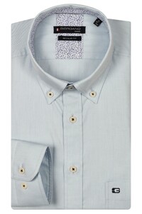 Giordano Ivy Washed Plain Twill Mini Flower Contrast Overhemd Navy