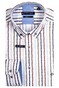 Giordano Ivy Waterbrush Stripe Pattern Overhemd Bruin-Blauw