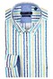 Giordano Ivy Waterbrush Stripe Pattern Overhemd Groen-Blauw