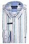 Giordano Ivy Waterbrush Stripe Pattern Overhemd Oranje-Blauw