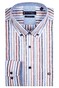 Giordano Ivy Watercolor Stripes Overhemd Bruin-Blauw