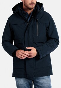 Giordano Jacket Removable Hood Water and Windproof Jack Dark Navy