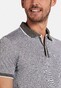 Giordano Jacquard Leaves Pattern Poloshirt Grey-Sand