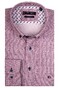 Giordano Kennedy Button Down Pied de Poule Design Overhemd Paars