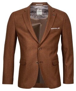 Giordano Kevin Soft Wool Mix Melange Colbert Oker