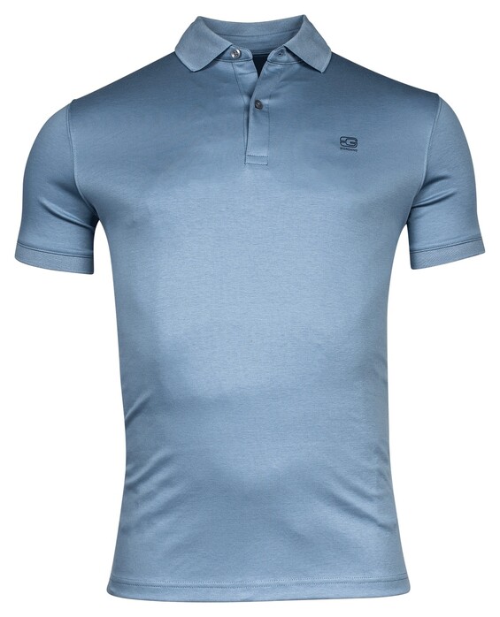 Giordano Lago Cotton Liquid Touch Polo Denim Blue