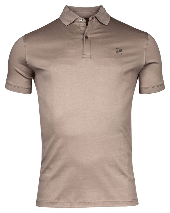 Giordano Lago Cotton Liquid Touch Poloshirt Dark Sand