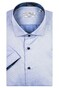 Giordano Lago Semi Cutaway Solid Fine Twill Shirt Blue