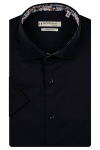 Giordano Lago Semi Cutaway Two-Ply Fine Twill Cotton Blend Overhemd Navy