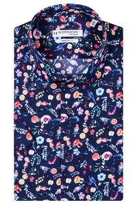Giordano Lago Tropical Fantasy Overhemd Navy-Multi