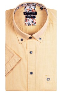 Giordano League Button Down Plain Twill Shirt Light Yellow