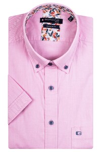 Giordano League Button Down Plain Twill Shirt Pink